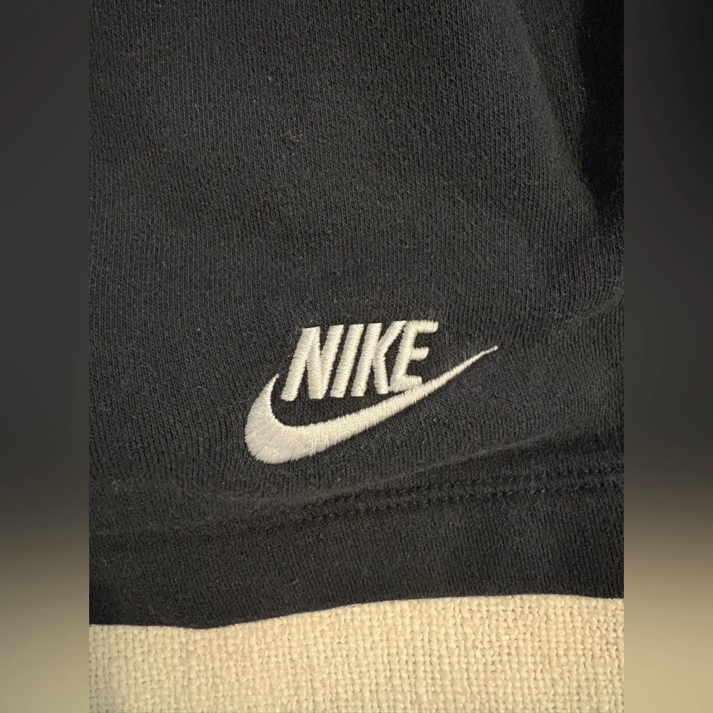 Nike Black Athletic Shorts with White Logo